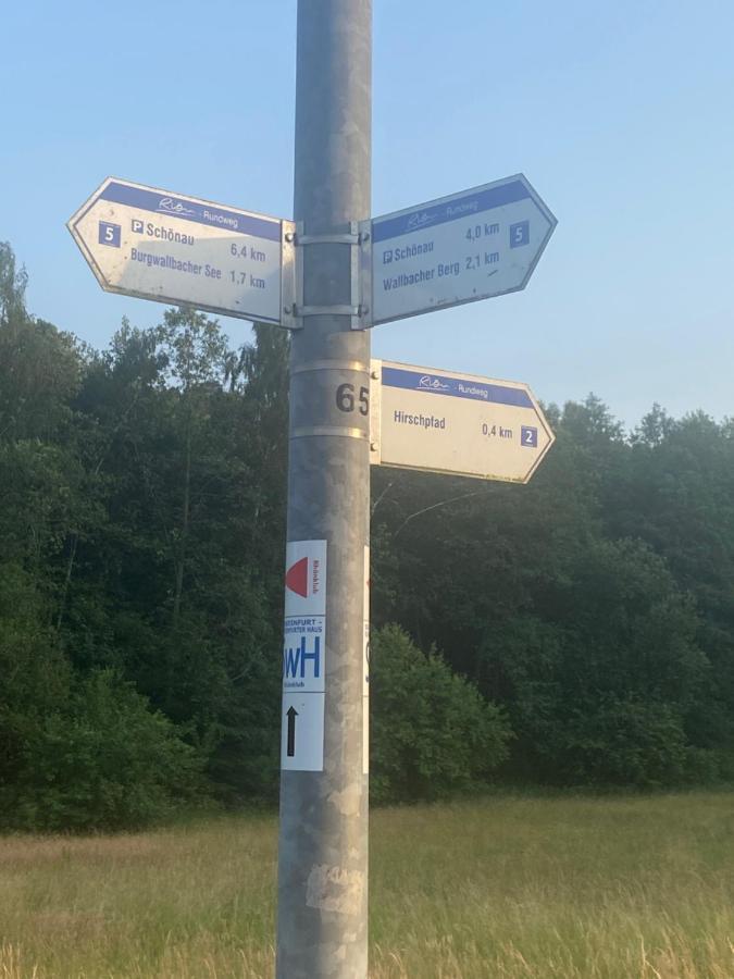 Pension-Ferienwohnung Liesbachtal Direkt Am Waldrand Bayerische Rhoen Schönau an der Brend Esterno foto