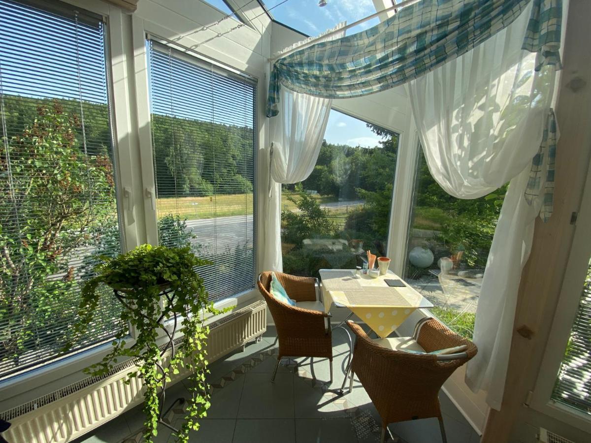 Pension-Ferienwohnung Liesbachtal Direkt Am Waldrand Bayerische Rhoen Schönau an der Brend Esterno foto