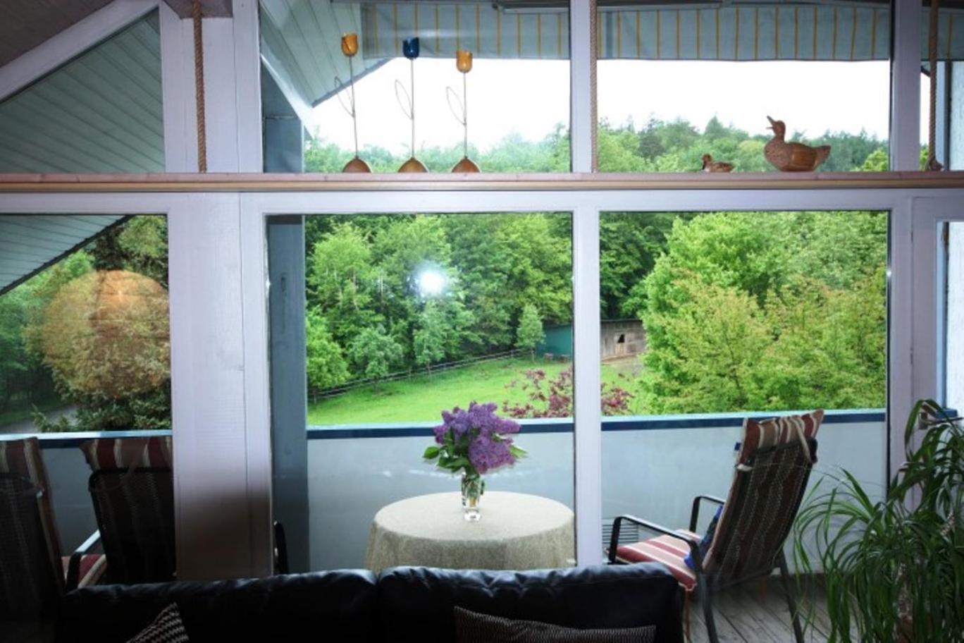 Pension-Ferienwohnung Liesbachtal Direkt Am Waldrand Bayerische Rhoen Schönau an der Brend Esterno foto